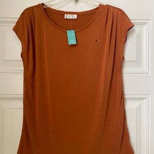 Maurices Terracotta Short Sleeve Top